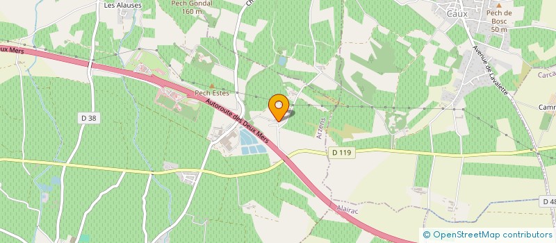 localisation de l'entreprise MONSIEUR FLORIAN SINICO  ARZENS