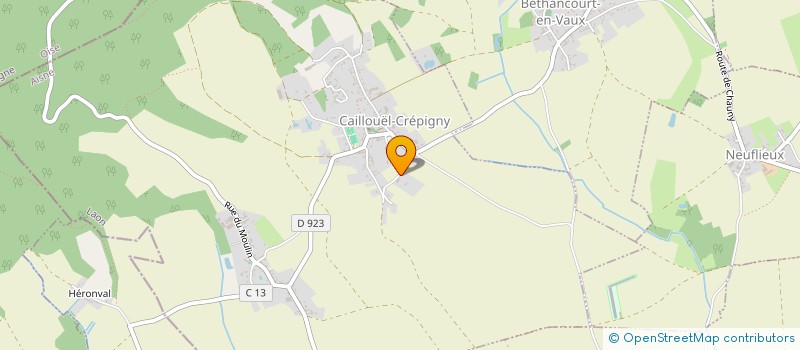 localisation de l'entreprise MONSIEUR FLORIAN SIRY  CAILLOUEL-CREPIGNY