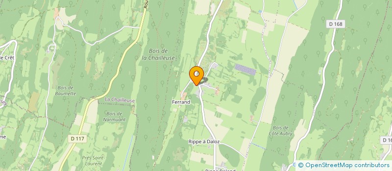 localisation de l'entreprise MONSIEUR FLORIAN SORNAY  LA CHAILLEUSE