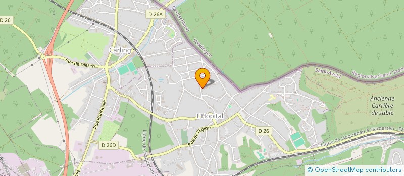 localisation de l'entreprise MONSIEUR FLORIAN SPIQUEL  L'HOPITAL