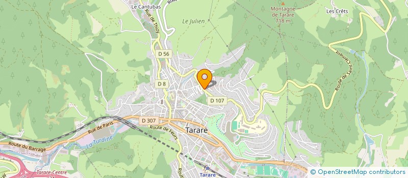 localisation de l'entreprise MONSIEUR FLORIAN SUBRIN  TARARE