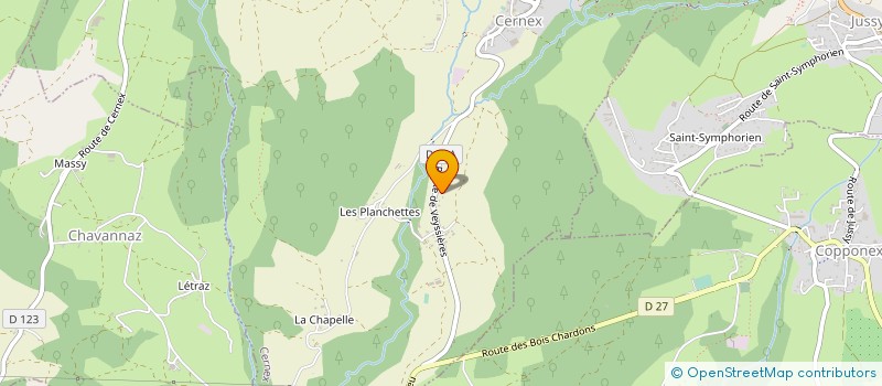 localisation de l'entreprise MONSIEUR FLORIAN SUPPO  CERNEX