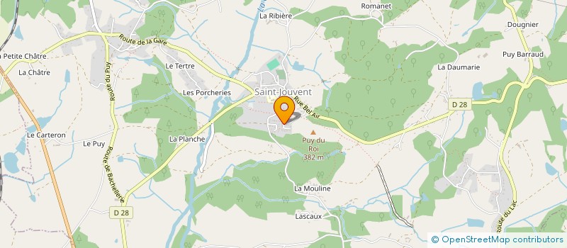 localisation de l'entreprise MONSIEUR FLORIAN SURENAUD à SAINT-JOUVENT