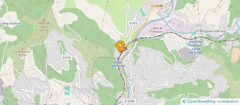 localisation de l'entreprise MONSIEUR FLORIAN TAGGIASCO  CANTARON