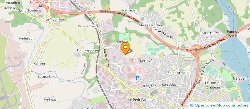 localisation de l'entreprise MONSIEUR FLORIAN TALBOT  LORIENT