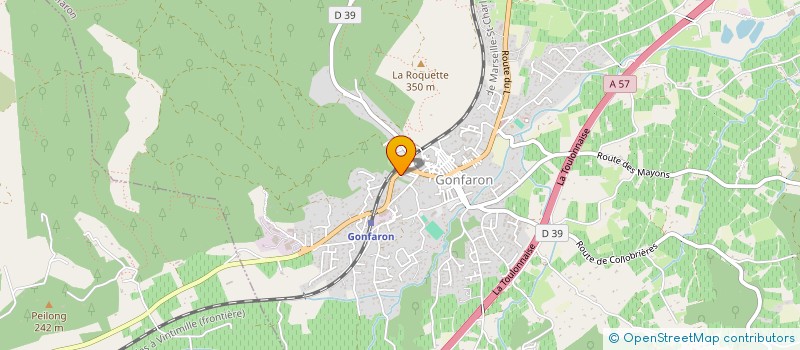 localisation de l'entreprise MONSIEUR FLORIAN TALLONE  GONFARON