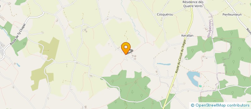 localisation de l'entreprise MONSIEUR FLORIAN TANGUY  PLOUIGNEAU