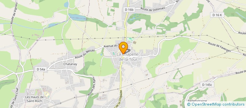 localisation de l'entreprise MONSIEUR FLORIAN TARILLON  LA CHAPELLE-DE-LA-TOUR