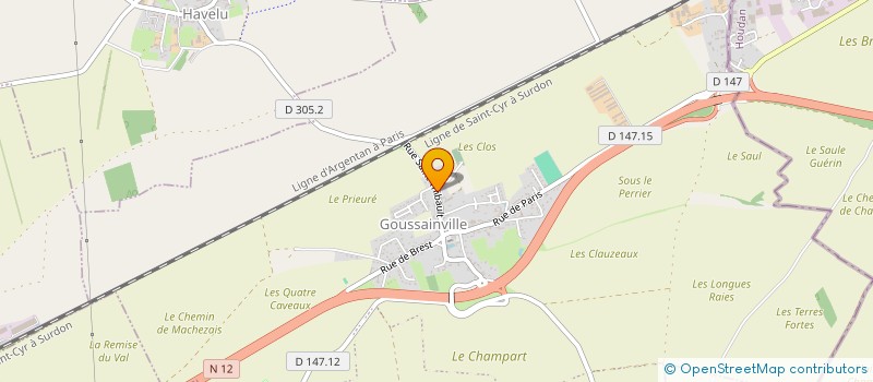 localisation de l'entreprise MONSIEUR FLORIAN TARVIC à GOUSSAINVILLE