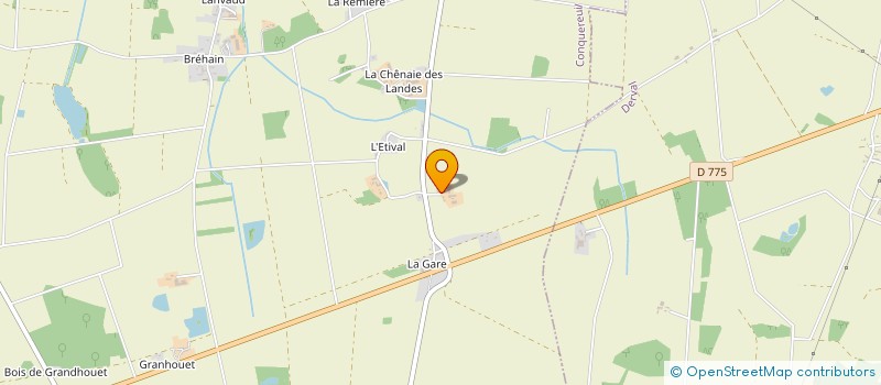 localisation de l'entreprise MONSIEUR FLORIAN TAUPIN  CONQUEREUIL