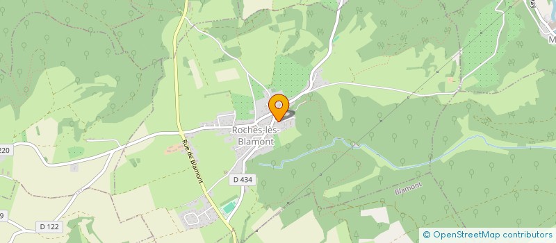 localisation de l'entreprise MONSIEUR FLORIAN TAVERNIER  ROCHES-LES-BLAMONT