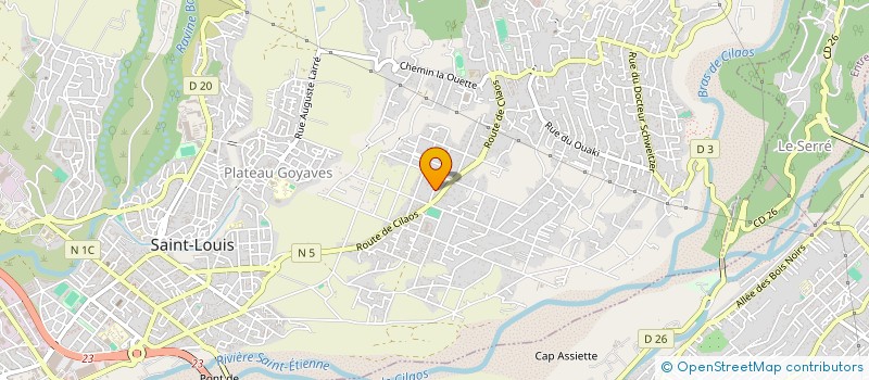 localisation de l'entreprise MONSIEUR FLORIAN TECHER  SAINT-LOUIS