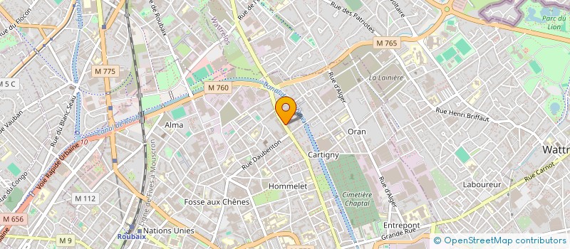 localisation de l'entreprise MONSIEUR FLORIAN TEODOSIO  ROUBAIX