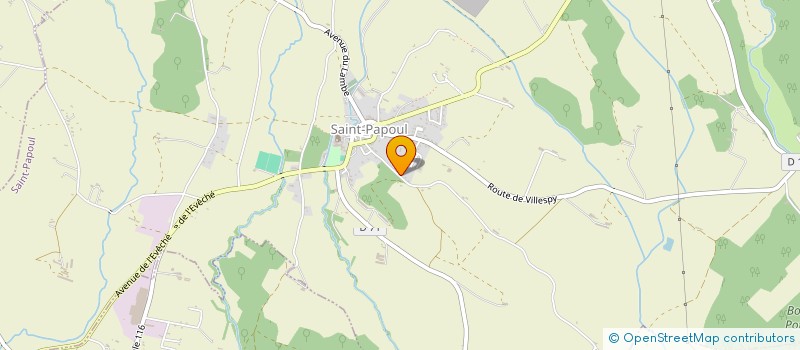 localisation de l'entreprise MONSIEUR FLORIAN TESTE  SAINT-PAPOUL