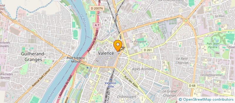 localisation de l'entreprise MONSIEUR FLORIAN TEYSSIER-BAGLIONE à VALENCE