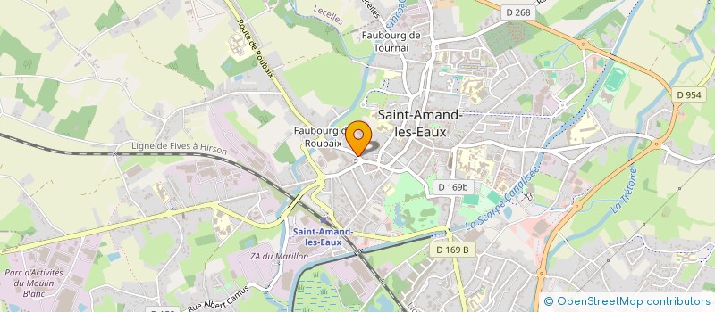 localisation de l'entreprise MONSIEUR FLORIAN THEVENOUX à SAINT-AMAND-LES-EAUX