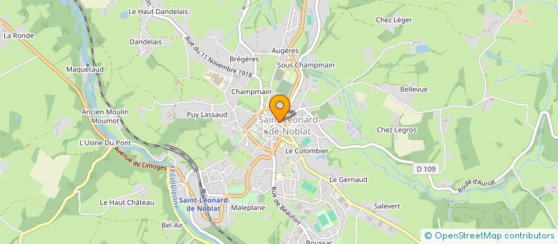 localisation de l'entreprise MONSIEUR FLORIAN THIBAULT  SAINT-LEONARD-DE-NOBLAT