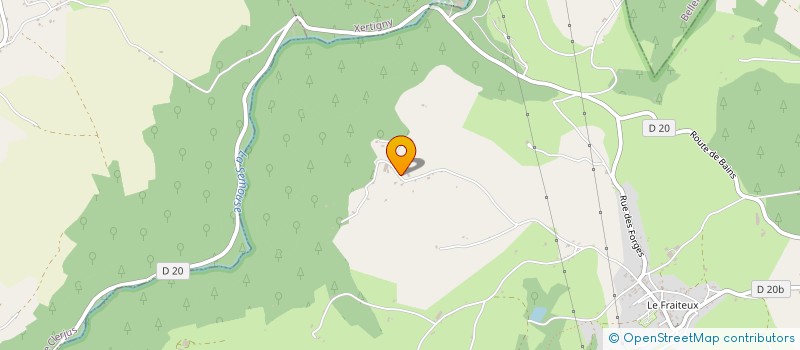 localisation de l'entreprise MONSIEUR FLORIAN THIEBAUT  PLOMBIERES-LES-BAINS