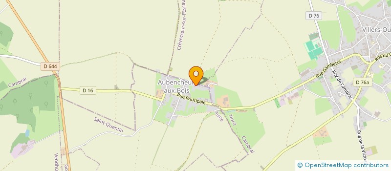 localisation de l'entreprise MONSIEUR FLORIAN THIEFRY  AUBENCHEUL-AUX-BOIS