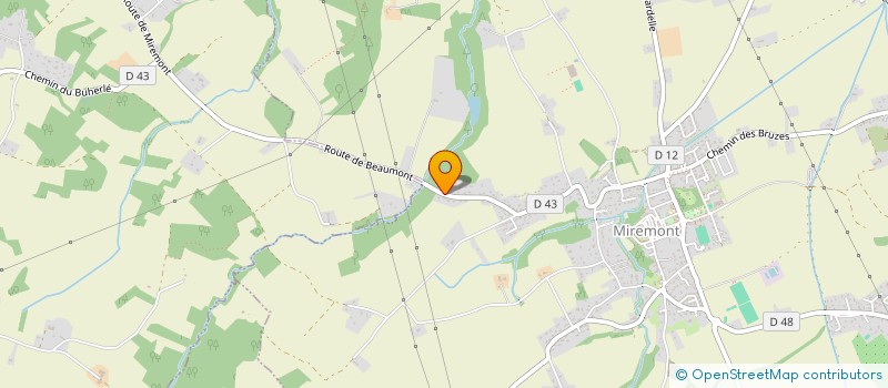 localisation de l'entreprise MONSIEUR FLORIAN THUILLIEZ  MIREMONT