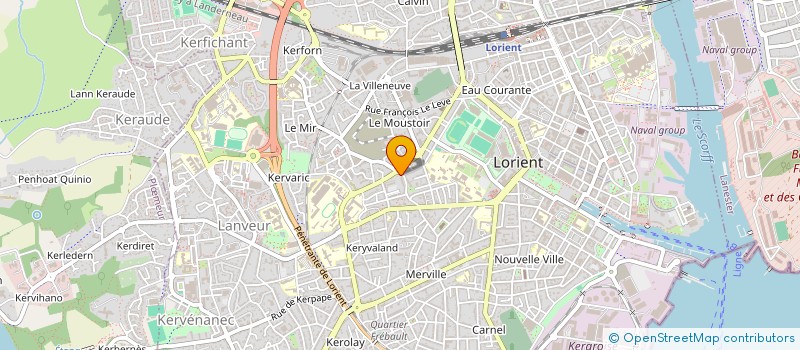 localisation de l'entreprise MONSIEUR FLORIAN TOULGOAT  LORIENT