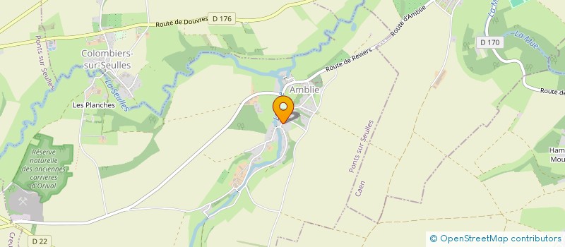 localisation de l'entreprise MONSIEUR FLORIAN TREDOULAT  PONTS SUR SEULLES