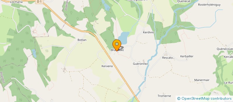 localisation de l'entreprise MONSIEUR FLORIAN TREMEDEC  PLOERDUT