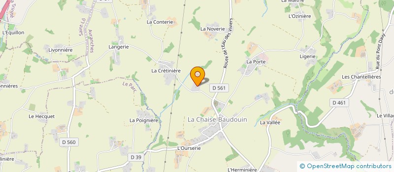 localisation de l'entreprise MONSIEUR FLORIAN TUAL  LA CHAISE-BAUDOUIN