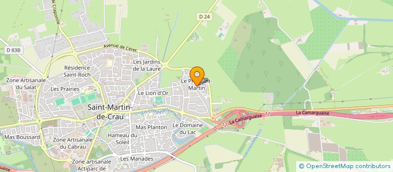 localisation de l'entreprise MONSIEUR FLORIAN VACHER  SAINT-MARTIN-DE-CRAU
