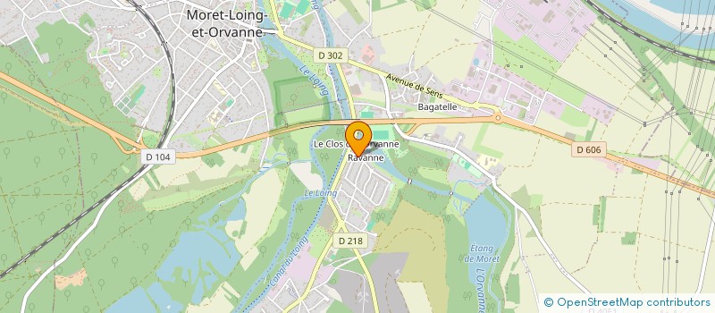 localisation de l'entreprise MONSIEUR FLORIAN VAN CRAENENBROECK  MORET-LOING-ET-ORVANNE