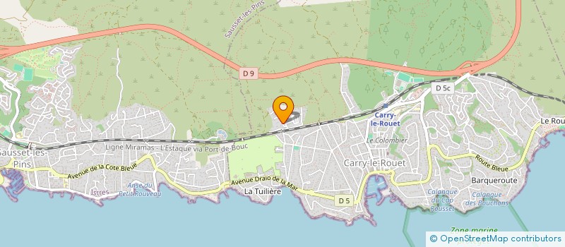 localisation de l'entreprise MONSIEUR FLORIAN VAN HUFFEL  CARRY-LE-ROUET