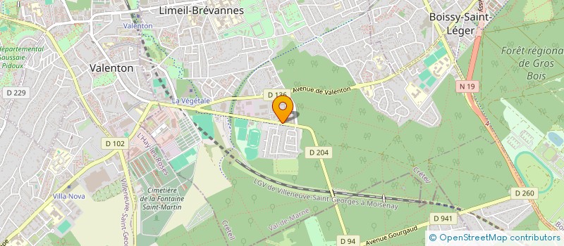 localisation de l'entreprise MONSIEUR FLORIAN VANDENBULCKE  LIMEIL-BREVANNES