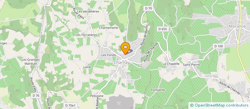 localisation de l'entreprise MONSIEUR FLORIAN VAPILLON  CHARNAY