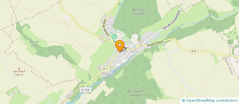 localisation de l'entreprise MONSIEUR FLORIAN VASSEUR  PAS-EN-ARTOIS