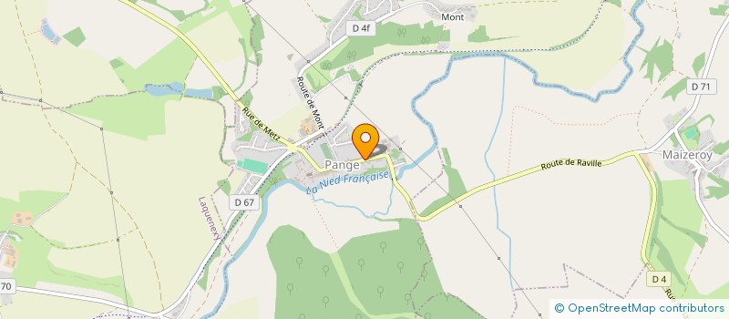 localisation de l'entreprise MONSIEUR FLORIAN VAUTRIN  PANGE