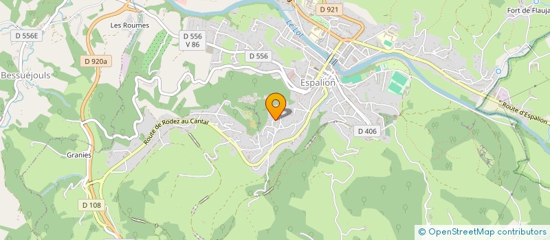 localisation de l'entreprise MONSIEUR FLORIAN VAYSSET  ESPALION