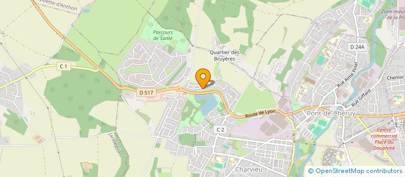 localisation de l'entreprise MONSIEUR FLORIAN VAZ  CHARVIEU-CHAVAGNEUX