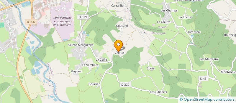 localisation de l'entreprise MONSIEUR FLORIAN VERDIER-GORCIAS à ESCOUTOUX