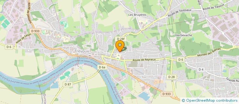 localisation de l'entreprise MONSIEUR FLORIAN VIANNAY  TREVOUX