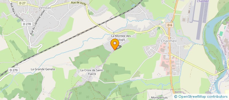 localisation de l'entreprise MONSIEUR FLORIAN VIEIRA DA SILVA  VENDAT