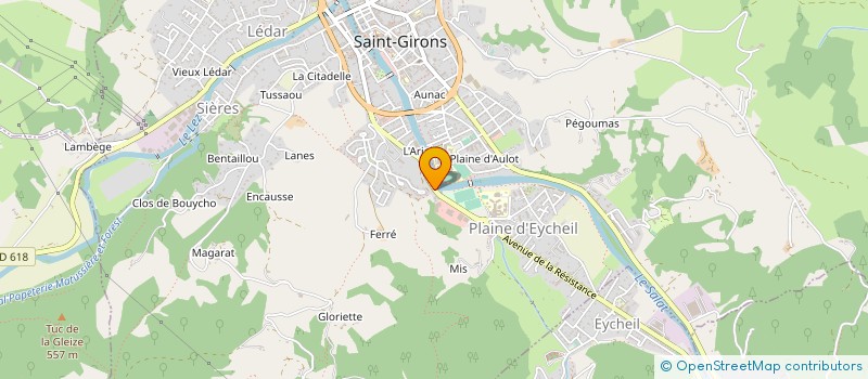 localisation de l'entreprise MONSIEUR FLORIAN VIGNE à SAINT-GIRONS