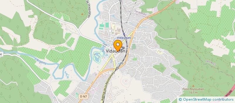 localisation de l'entreprise MONSIEUR FLORIAN VILA  VIDAUBAN