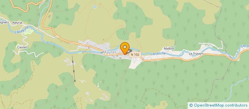 localisation de l'entreprise MONSIEUR FLORIAN VINARD  MAYRES