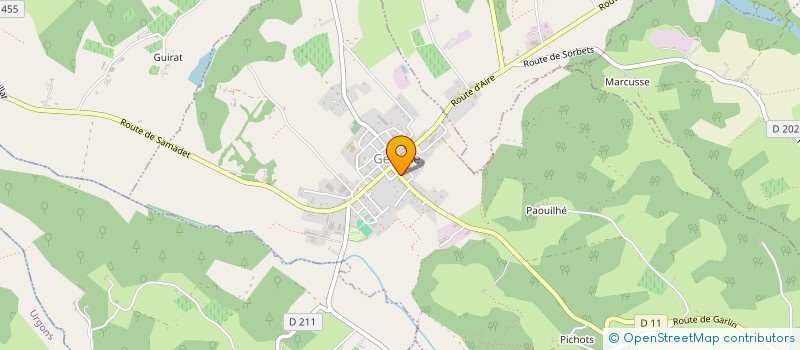 localisation de l'entreprise MONSIEUR FLORIAN VINCENT  GEAUNE