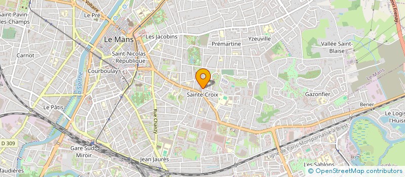 localisation de l'entreprise MONSIEUR FLORIAN VINCON  LE MANS