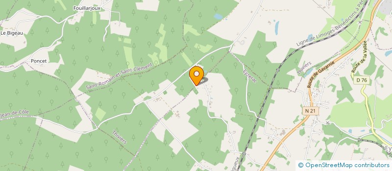 localisation de l'entreprise MONSIEUR FLORIAN VIOLEAU  THIVIERS