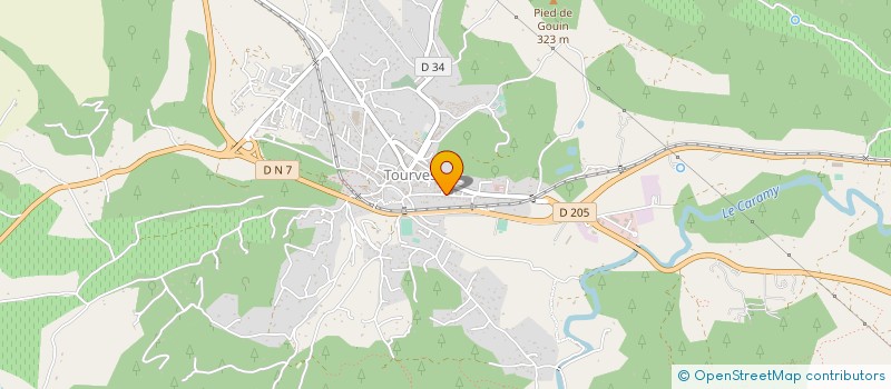 localisation de l'entreprise MONSIEUR FLORIAN VITTOZ  TOURVES