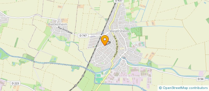 localisation de l'entreprise MONSIEUR FLORIAN WARTHER  WEYERSHEIM