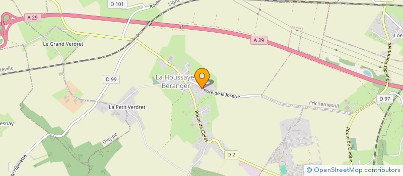 localisation de l'entreprise MONSIEUR FLORIAN WEISTROFFER  LA HOUSSAYE-BERANGER