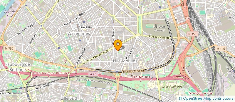 localisation de l'entreprise MONSIEUR FLORIAN WESTEEL  LILLE